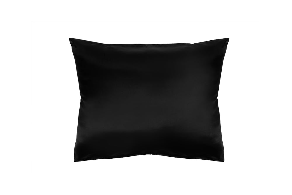 Soft Satin Pillowcase - Midnight Black
