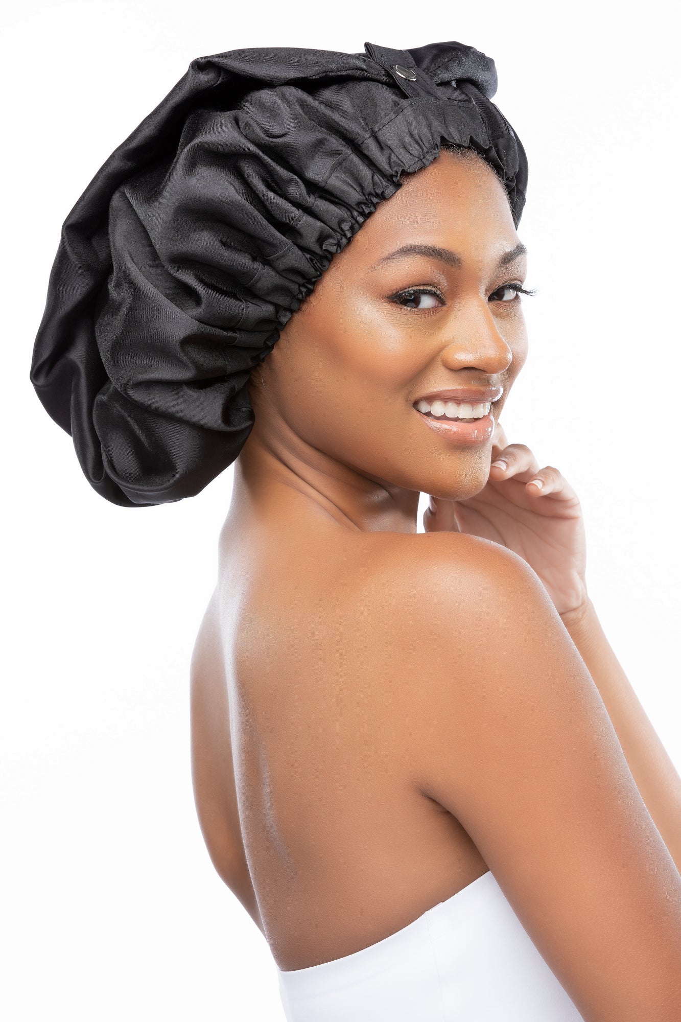 Adjustable Satin Hair Bonnet With Tiessatin Bonnet - Etsy